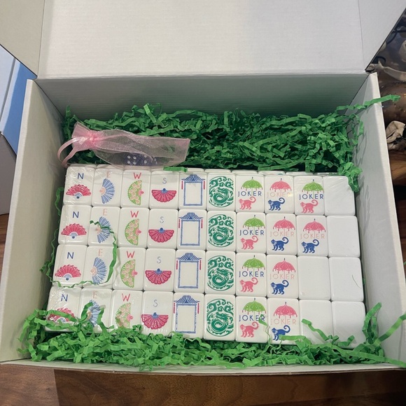 Mahjong Tiles.  New.  Lime Green - Picture 3 of 9